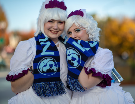 Cosplay Coven group with scarves