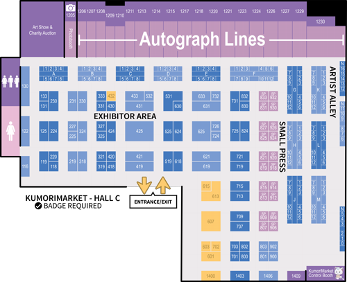 Oregon Convention Center Hall C map