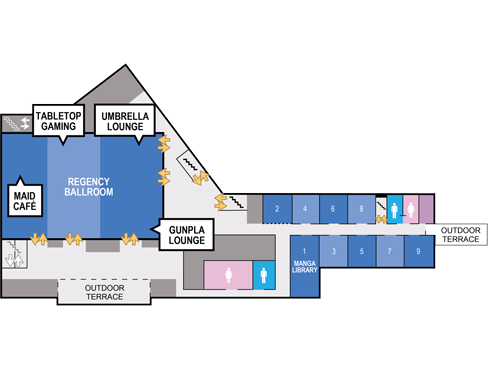 Hyatt Regency Portland Level 2 map