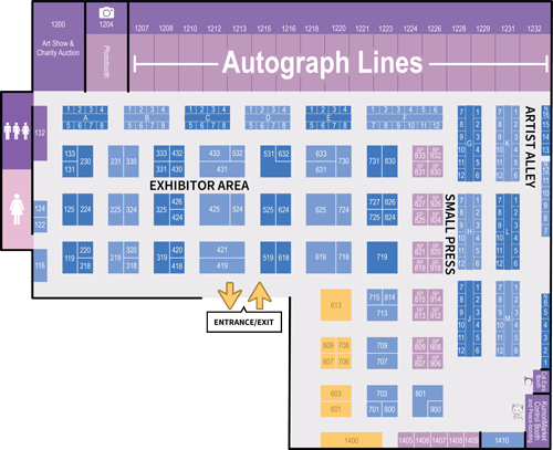 Oregon Convention Center Hall C map